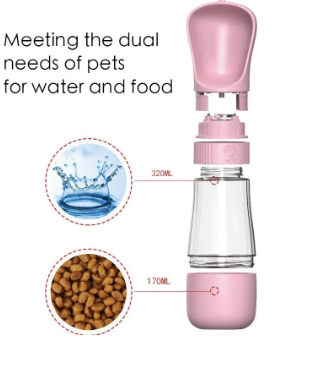 2 IN 1 PORTABLE WATER BOTTLE